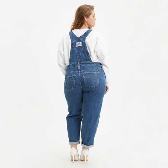 Women's Levi's Plus Size Denim Overalls - Size 18W - Picture 14 of 16